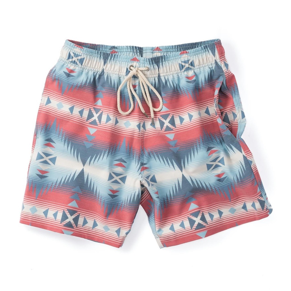Faherty Beacon Trunk Swim Board Short Bathing‎ Suit Size 40 Aztec Western